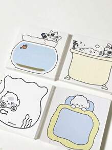 1入組卡通圖形記事本，多功能記事本 - 彩色 - 查看 6