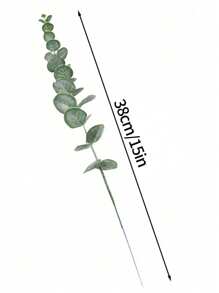 1PC Simulation Flowers, Eucalyptus Leaves, Artificial Flower Bouquet, Simulated Leaves, Green Plants, Wedding Celebration, Marry Dot, Used For Weddings, Stages, Living Rooms, Bedrooms, Parks, Offices, Restaurants, Courtyards, Shops - EP0023 - View 2