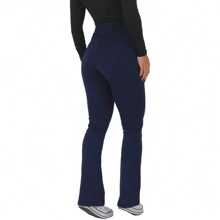 Click Mais Bonita WOMEN'S LEGGINGS WINTER FLARE FELPADA - Màu xanh lam - Xem 3