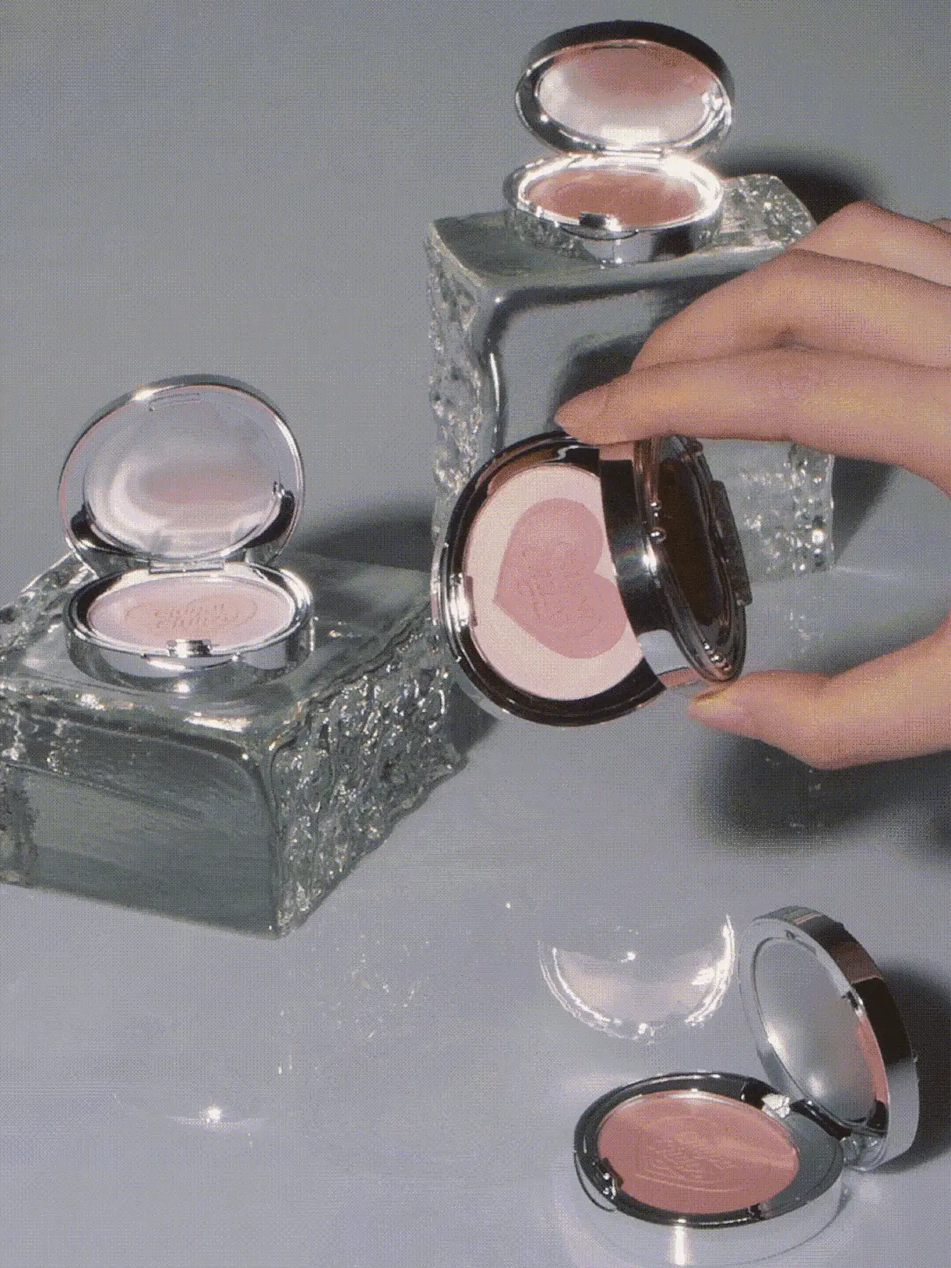 JOOCYEE BLUSH M219 Rosa claro de larga duración, fácil de mezclar, natural y gradiente - M219 polvo de luz de luna - Ver 3