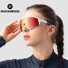 ROCKBROS Polarized Cycling Glasses Women Men Sunglasses TAC Glasses TR90 Frame Adjustable Arm Design For Cycling Running Fishing - Pink - View 3