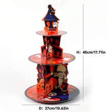 1pc Halloween Cake Stand Decoration Prop Ghost Scene Atmosphere Decor Sweet Table Display Wedding Decor Wedding Party Supplies Wedding Decorations Wedding Accessories Wedding Cake Stand Halloween Halloween Decor Halloween Decorations Halloween Home Halloween Party Halloween Party - Multicolor - View 9