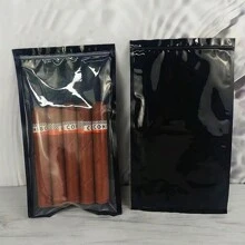 1/2个透明雪茄保湿袋，便携式旅行保湿袋，密封雪茄收纳袋，多功能小型收纳袋，家居用品，圣诞礼物，圣诞派对用品，情人节礼物（不含雪茄） - 保濕袋 - 查看 5