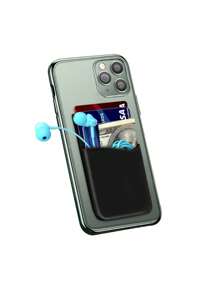 1 Piece Double Layer Silicone Phone Card Holder, Self-Adhesive Silicone Backing Card Holder, Multi-Function Silicone Card Holder, Adhesive Phone Wallet Ultra-Thin Adhesive Silicone Credit Card Holder Sticker Adhesive Phone Wallet Compatible With IPhone Most Android Smartphones Birthday Gift/Boys/Girlfriend Phone Suction Cup - Multicolor - View 16