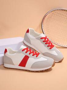 Damskie trampki, nowe sznurowane buty wulkanizowane na co dzień, wygodne, lekkie, antypoślizgowe buty sportowe z miękką podeszwą dla dziewczynek