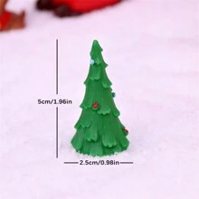 1pc Người tuyết Giáng sinh thu nhỏ Cảnh tuyết Trang trí, Trang trí phòng Ông già Noel bằng nhựa, Giáng sinh - Nhiều màu - Xem 26