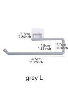 1pc Multi-Functional Kitchen Storage Rack, No Drill Kitchen Paper Towel Holder, Bathroom Toilet Paper Holder, Kitchen Cling Film Rack, Washstand Dishcloth Hanger, Bathroom Towel Rack