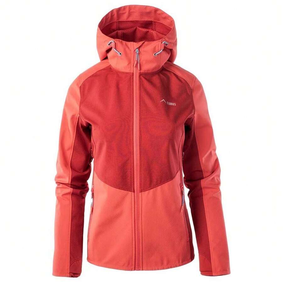 Elbrus Womens/Ladies Envisat Soft Shell Jacket (Ski Patrol/Hibiscus/Blue Bird) - Ski Patrol/Hibiscus/Blue Bird - View 1