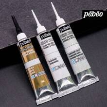 1 Metal 3D Stereoscopic Glass Pigment Hook Pen, Pen Tip 1mm, 20ml, DIY Painting Textile Ceramic Metal Acrylic Pigment. A 20ml Bottle Of Glass Paint, DIY Waterproof Hand-Painted Non Baking Paint. Two Types Of Glass Pigments To Choose From, Tubular And Bottled, Depending On The Specific Application.