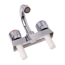 Llave Mezcladora JM41005 Para Lavabo Acabado Cromado Para Baño - Plateado - Ver 2
