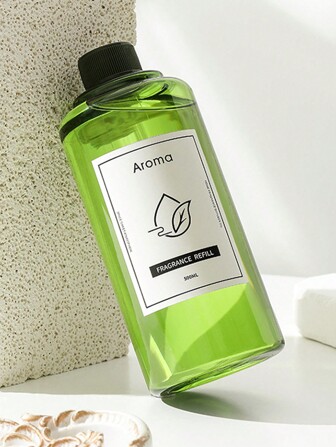 1pc 500ml Flameless Essential Oil, Scent Diffuser Refill Oil For Home Hotel, Air Freshener,Aromatherapy,House Freshener,Diffuser,Gift,Home Decor