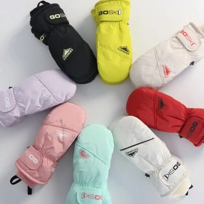 1 Pair Professional Ski Gloves For Women, Windproof, Waterproof, Thermal Thermal Lined, Suitable For Outdoor Sports Like Cycling, Motorcycle Riding, Resistant To -20°C, Non-Slip Palm, Touchscreen Compatible, Multi-Color Options