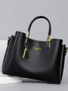 Dedoo 轻便、商务休闲、时尚、奢华、多功能、多隔层、大容量，魅力十足的手提包/单肩包，适合少女、女性、大学生、年轻职业人士和上班族。完美适用于办公室、校园、工作、商务、通勤、户外活动、旅行和郊游。也是送给女性的理想礼物之选。 - 黑色 - 查看 3