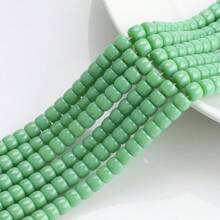1 件约 65 件 6x8 毫米多色釉面陶瓷仿玉圆柱珠，哑光饰面，DIY 珠宝配件 - 6X8MM桶珠 - 查看 17