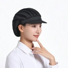 1 件装厨师帽 - 厨房烘焙厨师烹饪网成人食品服务帽万圣节 - 彩色 - 查看 14