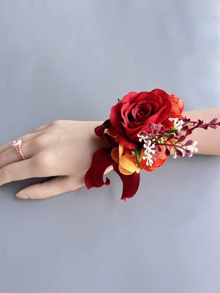 Flores De Tela Para Ropa 12 Flores Artificiales De Gasa