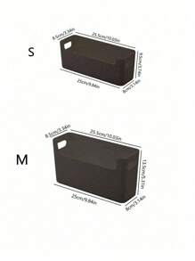 1pc Kitchen Wall Mounted Storage Box For Cabinet Door With No Drill Installation, For Storing Fresh-Keeping Bags And Cleaning Supplies