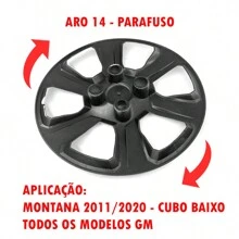 Montana Prisma 2010 Game Hubcap Rim 14 Screw New 4 Pieces - 均碼 - 查看 6