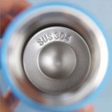 304 Stainless Steel Bottle Squeeze Sport Isothermica Hot And Cold Sport 500ml GA505 - Màu xanh chanh - Xem 4