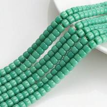1 件约 65 件 6x8 毫米多色釉面陶瓷仿玉圆柱珠，哑光饰面，DIY 珠宝配件 - 6X8MM桶珠 - 查看 24