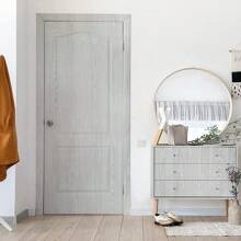 1 rollo de papel contact autoadhesivo impermeable con diseño de grano de madera para muebles, armarios - Veta de madera gris - Ver 4