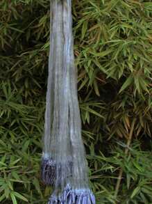 1pc Single Strand Grey Plastic Pointed Fishing Net - Grey - View 2