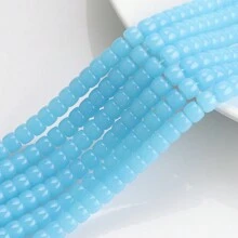 1 件约 65 件 6x8 毫米多色釉面陶瓷仿玉圆柱珠，哑光饰面，DIY 珠宝配件 - 6X8MM桶珠 - 查看 25