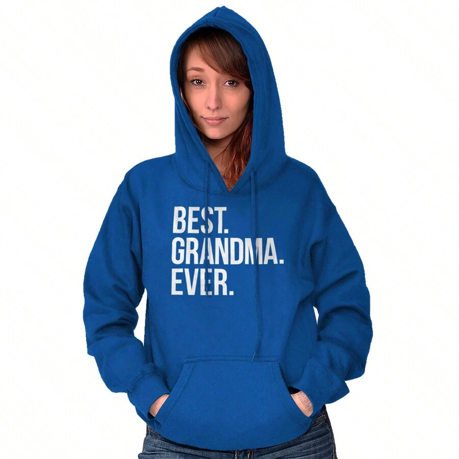 Best Grandma Ever Nanna Gigi Nan Cute Hoodie Sweatshirt Women