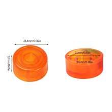 2 piezas Tapas para interruptores de efecto de guitarra, tapas de uñas de pie para pedales, tapa protectora
