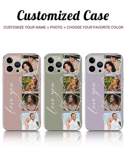 1 Funda de teléfono personalizada con nombre, Funda de teléfono personalizada con diseño de nombre, Funda de teléfono personalizada, Funda de teléfono personalizada con imagen, Funda de teléfono personalizada, Regalo de aniversario, Regalo del Día de San Valentín, Regalo de cumpleaños, Regalo de boda, Regalo del Día de la Madre, Regalo del Día del Padre, Regalo para el mejor amigo, Regalo para mamá/papá, Regalo para el novio, Compatible con 11/12/13/14/15promax, Galaxy A04/A13/A14/ A34/A52/A53/A54/A55/S23/24ultra Series, Fundas de teléfono personalizadas, Otoño elegante, Teléfonos celulares y accesorios, Selección de temporada