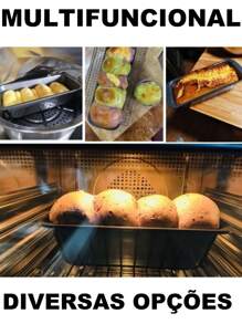 Bread Pan KIT Rectangular Non-Stick Baking Pan Carbon Steel - Dark Grey - View 7