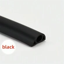 3mX2cm Floor Cable Cover PVC Cord Protector Self-Adhesive Power Cable Protector Extension Electric Wire Duct Slot Cable Manage