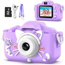 Yowmoy HD Kids Camera For 3-12 Year Olds - 1080P Video Recording, Frames & Filters, Perfect Back-To-School & Birthday Gift For 3-10 Years Old Children.Includes Lanyard, Best Birthday Gift