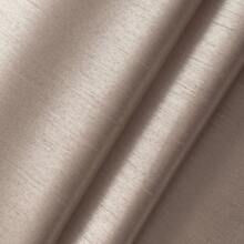 1pc Solid Color Faux Silk Rod Pocket Short Window Curtain, Coffee