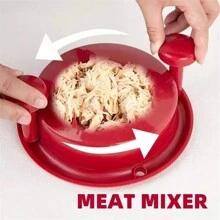 1 caja Desmenuzadora para pechuga de pollo, molinillo de carne y picadora para desmenuzar y picar carne de pollo - Multicolor - Ver 3