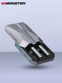 Monster XKT11 蓝牙耳机，半入耳式，被动降噪，电池寿命长，高保真音质，低延迟，游戏，带麦克风的清晰通话，适合运动和跑步的无线耳塞 - 彩色 - 查看 7