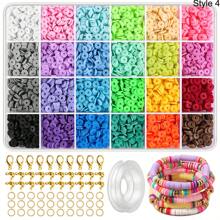 4800pcs Polymer Clay Beads Bracelet Making Kit With 48 Colors, Including DIY Pendants, For Craft Gifts And DIY Jewelry Making - Polymer Clay - View 17