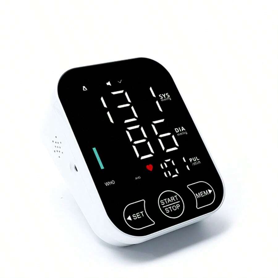 Pulsovital Tensiometro Digital Automatico De Brazo - Blanco y Negro - Ver 1
