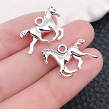 10/20 Pieces Western Cowboy Charms For Jewelry Making Alloy Antique Silver Cowboy Boot Hat Horse Cactus Charms Horse Western Pendant Cowboy Charms For Bracelet Necklace - One Size Fits All - View 13
