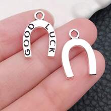 10/20 Pieces Western Cowboy Charms For Jewelry Making Alloy Antique Silver Cowboy Boot Hat Horse Cactus Charms Horse Western Pendant Cowboy Charms For Bracelet Necklace - One Size Fits All - View 12
