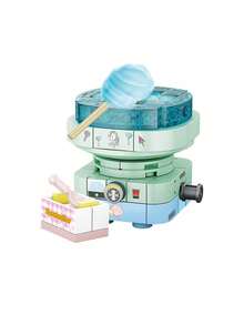 1 pieza Juego de mini bloques de construcción: Electrodomésticos de cocina Máquina de desayuno y mini fabricante de helados, juguetes de montaje, adecuados para decoración del hogar, colección y regalo - Multicolor - Ver 17