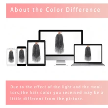 Goddess Locs Móc Tóc 1/6 Gói 16/20 Inch Thẳng Giả Locs Móc Tóc Cho, Móc Tóc Xoăn Vòng Trước Mềm Giả Locs Phần Mở Rộng Tóc Bện Tổng Hợp (16/20 Inch, 1/6 Gói, Tgray#) - Màu nâu ombre - Xem 5