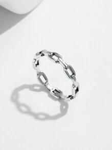 MODIAN Cincin Tunggal Halus - Perak - View 5