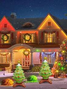 Dekoracja świąteczna 1 szt. Stojący aluminiowy balon w kształcie choinki - nadmuchiwana dekoracja do domu, biura lub na imprezę - z wesołym wzorem Świętego Mikołaja - idealne ozdoby świąteczne na świąteczne uroczystości