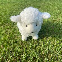 Plush Sheep Various Colors Soft Cute Bow 22 Cm - 白色 - 查看 4