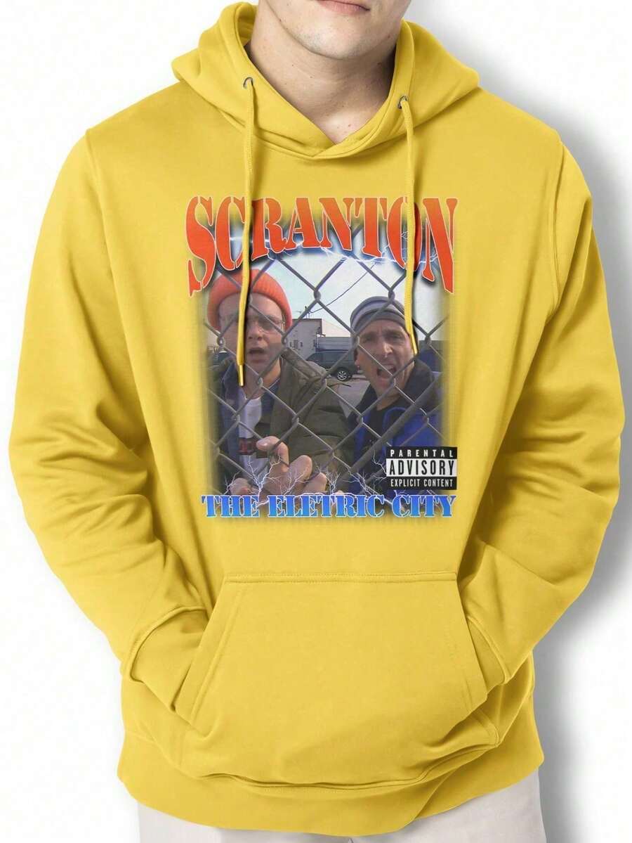 Sweatshirt Scranton Electric City Kangaroo Blouse IZPJ1 - Màu vàng - Xem 1
