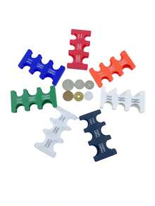 1 件装迷你便携式日本硬币夹，塑料钱夹，防丢失硬币收纳袋，紧凑型日元硬币钱包 - 彩色 - 查看 2