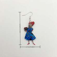 Vintage-Inspired Teacher's Day Acrylic Drop & Dangle Earrings ,Perfect Gift For Students And Teachers, Suitable For Daily Wear And Campus Events - All Seasons Compatible