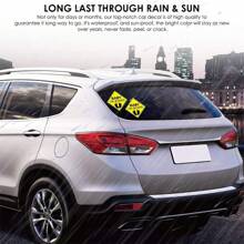 2pcs Baby ON Board Sticker Car Decals Signs Self-Adhesive Easy To Install Waterproof - Multicolor - View 3