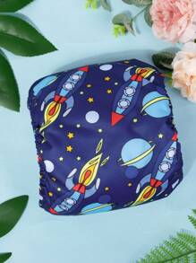 1件卡通印花可水洗可重复使用男狗尿布腹带 - 彩色 - 查看 26